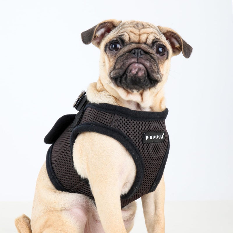 PUPPIA International Harness Soft B Vest, X-Small, Brown - Image 4